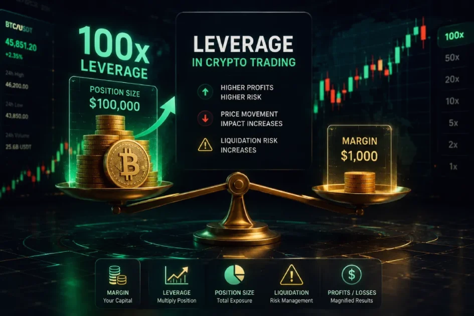 What is leverage in crypto